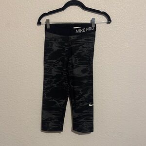 Nike Pro Kids Dark Patterned Leggings